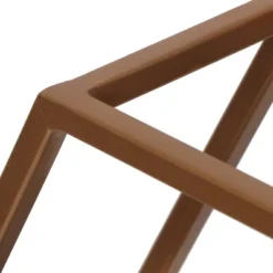 17" Lepley Modern Glam Handcrafted Glass 2 Shelf Hexagonal Decorative Shelf Antique Gold - Christopher Knight Home -Safavieh Store GUEST ef3aaa81 5e94 4e29 b5dd e0a81c48823e