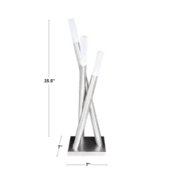 26" Icicle Desk Lamp Brushed Nickel - LumiSource -Safavieh Store GUEST efe2df33 4ae3 4db0 be87 efc87446e7bd
