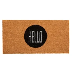 Coir Door Mat "Hello" - Storied Home -Safavieh Store GUEST f08b3800 170a 4fff a46a df5f04158057