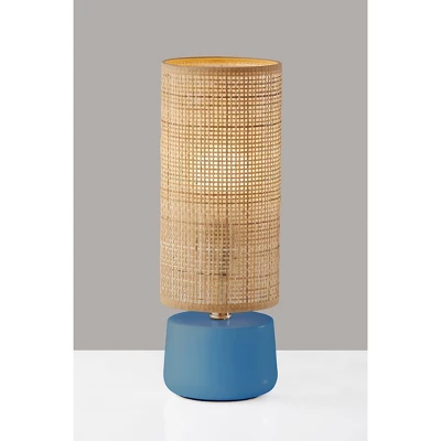 Sheffield Table Lantern Blue - Adesso 3 Sheffield Table Lantern Blue - Adesso