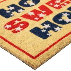 Northlight Red And Blue Americana Home Sweet Home Coir Outdoor Doormat 18" X 30" -Safavieh Store GUEST f2e0b99a 5d37 4cb2 8a82 02a0ab590373