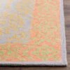 2'x3' Leaf Hooked Accent Rug Orange/Silver - Safavieh -Safavieh Store GUEST f35a4ca4 f13d 41ed ac26 33512f769f9c