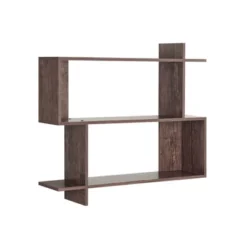 35.4" X 32" Manasa Floating Geometric Kilter 2 Tier Wall Shelf - Danya B. -Safavieh Store GUEST f4e85d59 1af7 47fd 9c3a 7fd28ecfc8a9