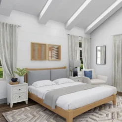 Wood Abstract Handmade Shadow Box With Rattan Weaving Set Of 2 Brown - Olivia & May -Safavieh Store GUEST f575e097 6325 4bea a8be e26b47bf445b