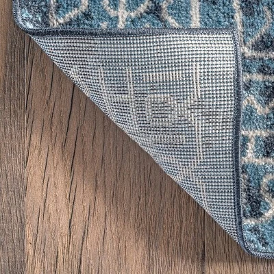 NuLOOM Prestyn Machine Washable Faded Trellis Area Rug 8 NuLOOM Prestyn Machine Washable Faded Trellis Area Rug - Image 6
