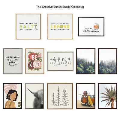 18" X 40" Sylvie Herd Of Highland Cows By The Creative Bunch Studio Framed Canvas Black/White - Kate & Laurel All Things Decor 7 18" X 40" Sylvie Herd Of Highland Cows By The Creative Bunch Studio Framed Canvas Black/White - Kate & Laurel All Things Decor - Image 5