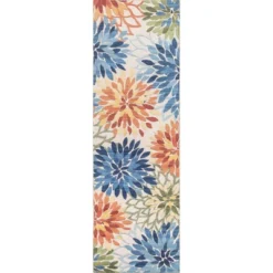 NuLOOM Rosana Floral Machine Washable Indoor/Outdoor Area Rug -Safavieh Store GUEST f7016a4d 3184 48d3 9a88 095d97bbe701