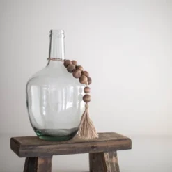 Natural Wood & Jute Beaded Tassel - Foreside Home & Garden -Safavieh Store GUEST fcf28f67 999a 4e68 8aba 661fe93828e5