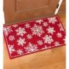 Plow & Hearth - Snowflakes Holiday Hooked Indoor / Outdoor Accent Rug -Safavieh Store GUEST fe3c2354 1c9e 4c3b bee9 c88b54f6cc17