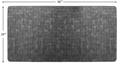 J&V TEXTILES Chess Embossed Anti-Fatigue Kitchen Floor Mat 4 J&V TEXTILES Chess Embossed Anti-Fatigue Kitchen Floor Mat - Image 2